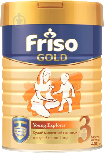 Сухой молочный напиток Friso Gold 3 400 г 8716200708838 - фото 1