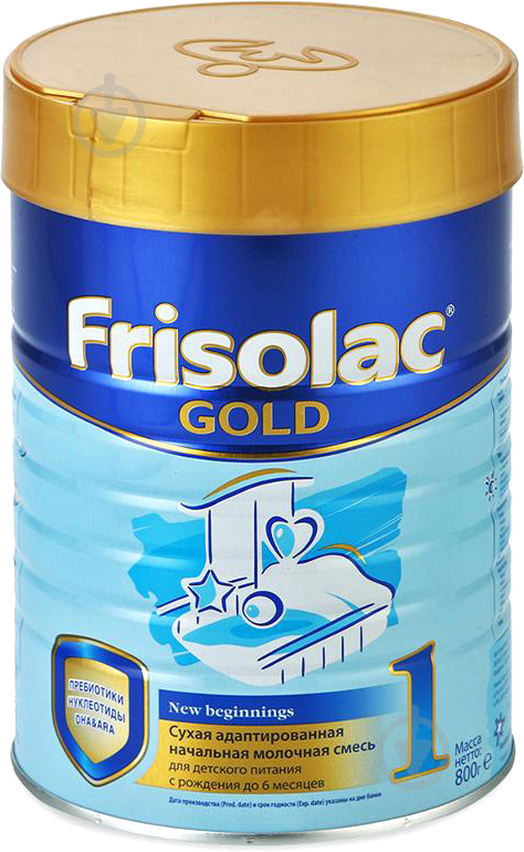 Суха молочна суміш Friso Фрісолак Gold 1 800 г 8716200710732 - фото 1