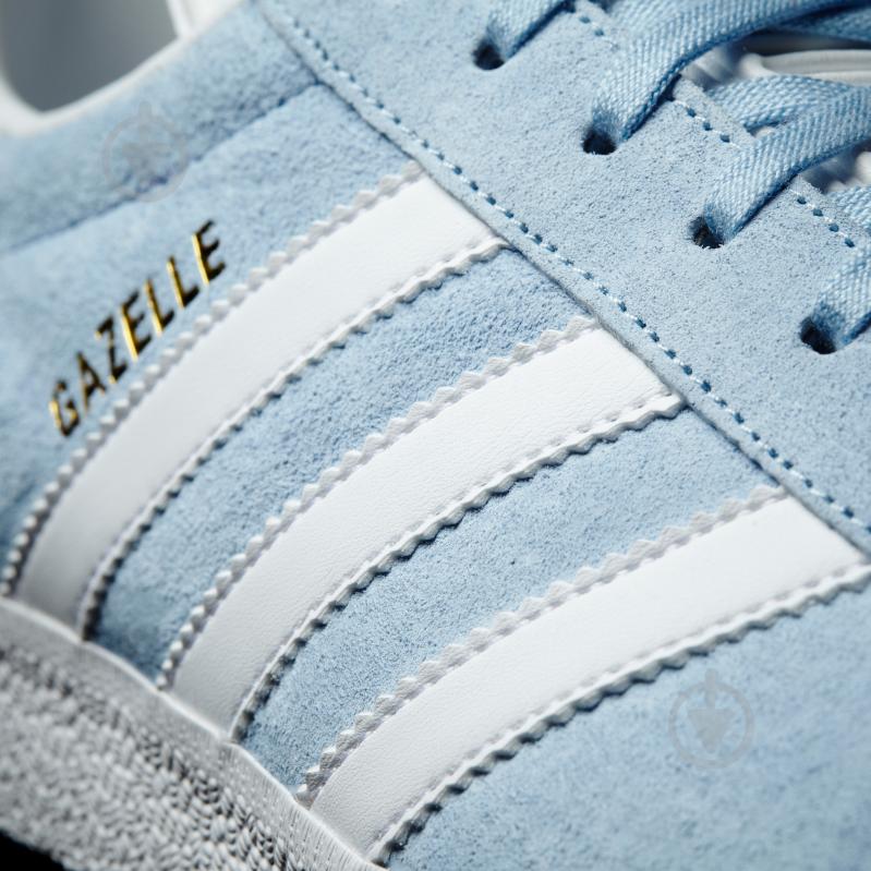 Кросівки чоловічі демісезонні Adidas GAZELLE BB5481 р.42 2/3 блакитні - фото 4