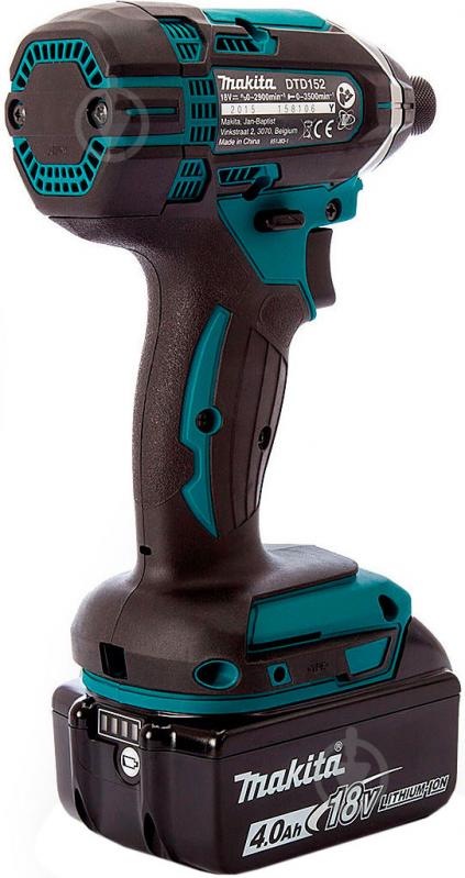 Шуруповерт ударний акумуляторний Makita DTD152RFE - фото 2