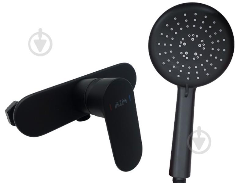 Смеситель для душа AiM черный матовый DG01240 matte black - фото 1 Смеситель для душа AiM черный матовый DG01240 matte black - фото 1