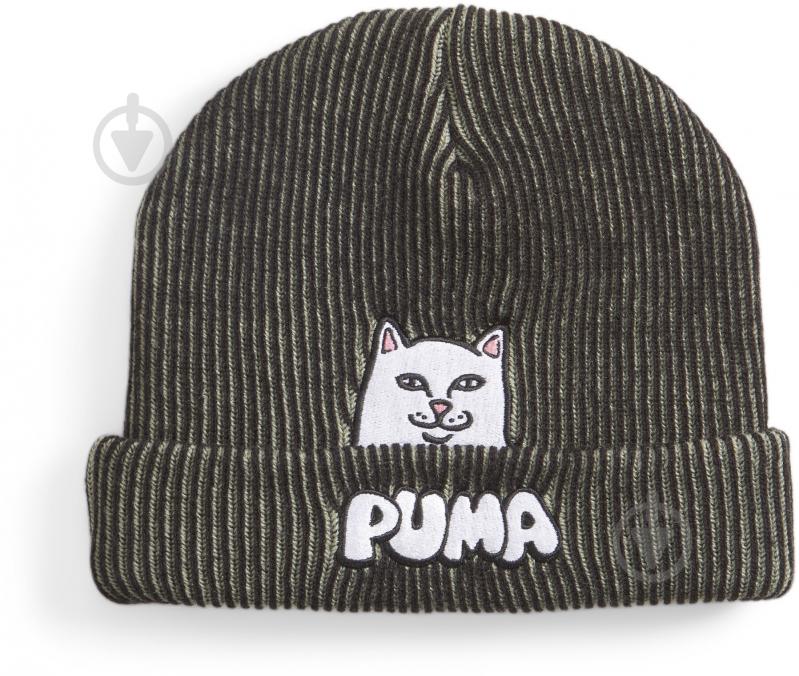 Шапка Puma PUMA X RIPNDIP BEANIE 02492601 р.one size чорний - фото 1