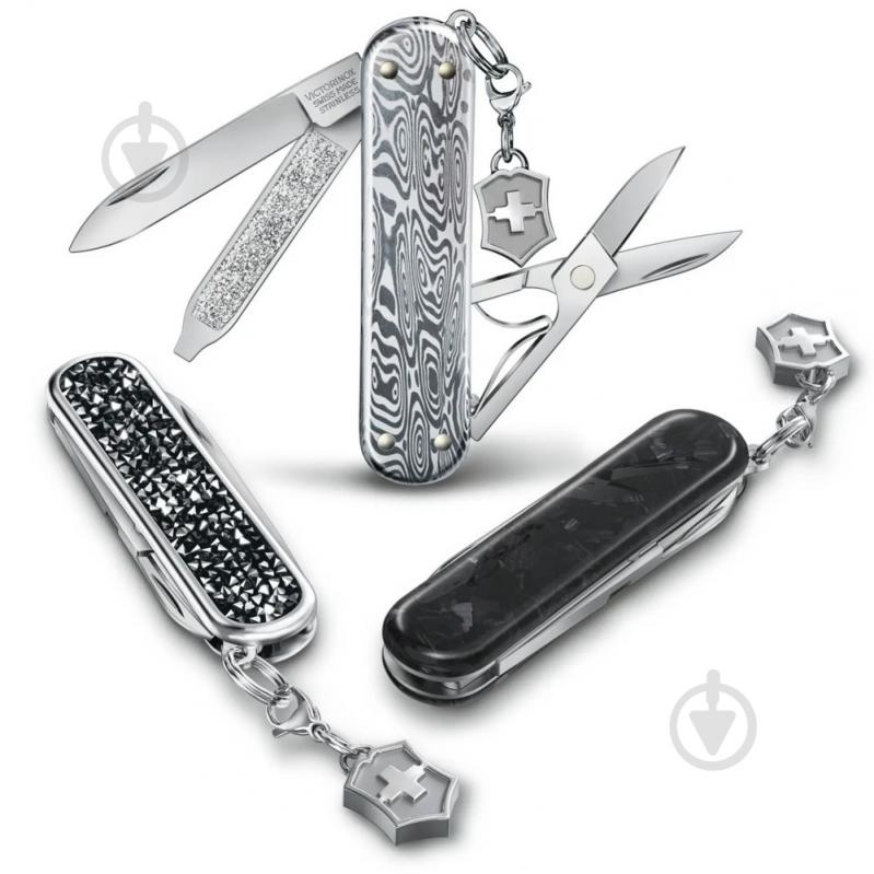 Нож швейцарский Victorinox CLASSIC SD Brilliant Carbon 0.6221.90 99227 - фото 6