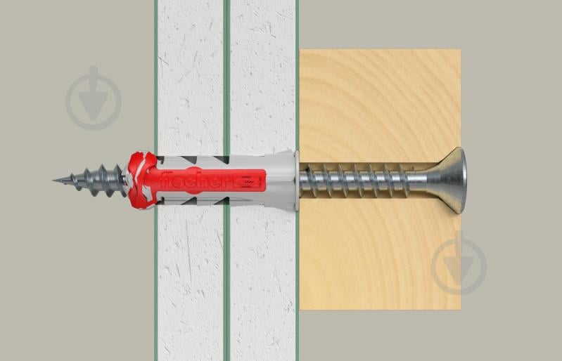 Дюбель универсальный DUOPOWER с шурупом fischer 6x30 мм 50 шт. (535459) - фото 6 Дюбель универсальный DUOPOWER с шурупом fischer 6x30 мм 50 шт. (535459) - фото 6