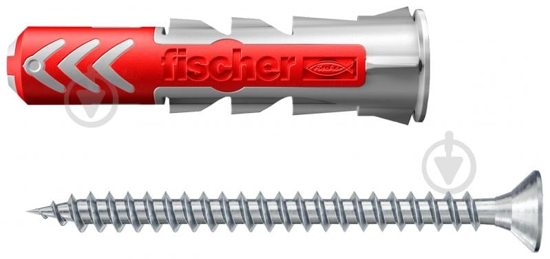 Дюбель универсальный DUOPOWER с шурупом fischer 6x30 мм 50 шт. (535459) - фото 1 Дюбель универсальный DUOPOWER с шурупом fischer 6x30 мм 50 шт. (535459) - фото 1