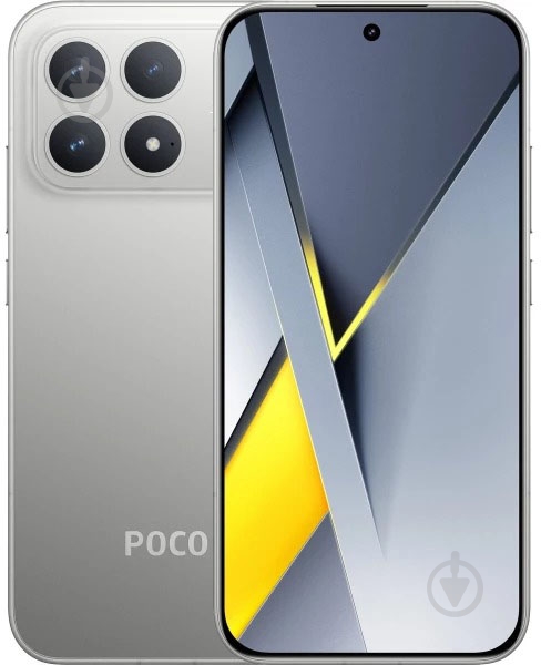 Смартфон POCO F8 Pro 12/256GB titanium silver (1179963) - фото 1 Смартфон POCO F8 Pro 12/256GB titanium silver (1179963) - фото 1