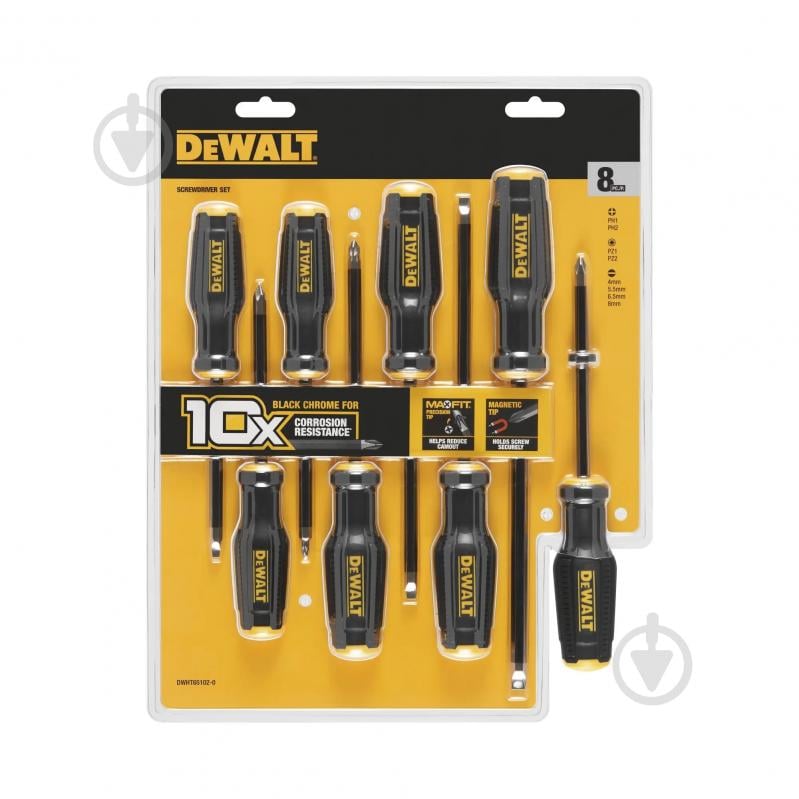 Набір викруток DeWalt TOUGHSERIES™ MAX FIT® 8 штук DWHT65102-0 - фото 3