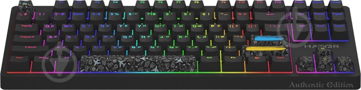 Клавиатура игровая Hator Rockfall 2 Mecha TKL Authentic Edition (HTK-530) black - фото 3