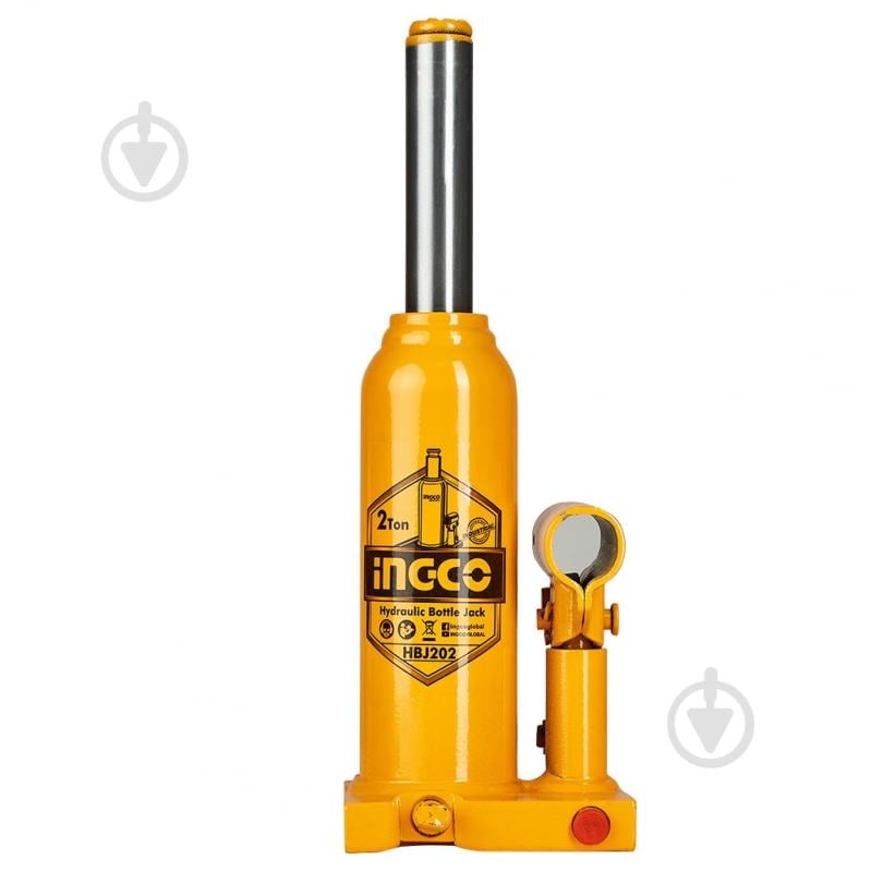 Домкрат гидравлический INGCO 2 т. высота 180-333 мм 2 т - фото 1