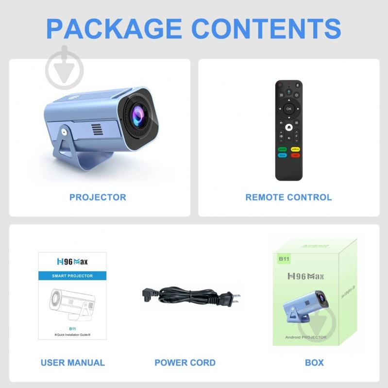 Проектор H96 MAX (B11) - фото 3