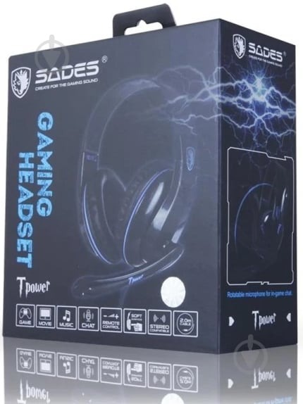 Наушники Sades SA-701 black/blue (sa701blj) - фото 6