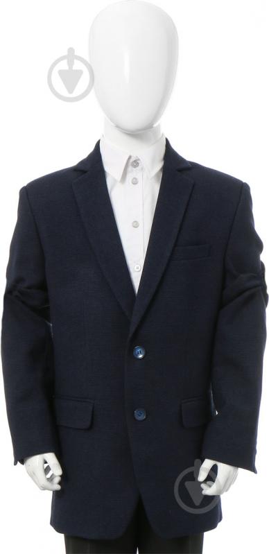 Піджак шкільний р. 42/176 синій мод.440 - фото 1