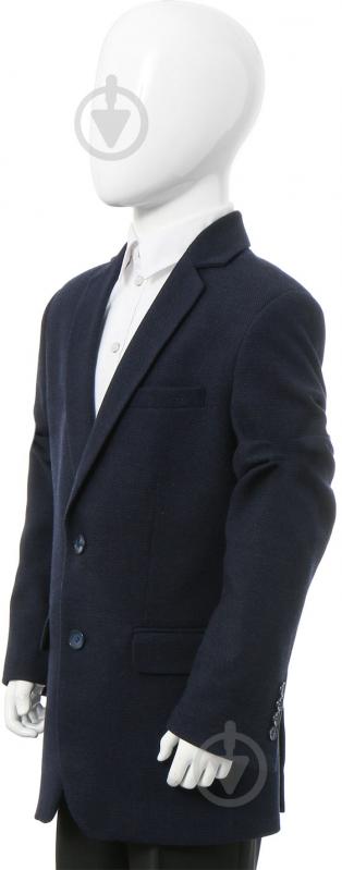Піджак шкільний р. 42/176 синій мод.440 - фото 2
