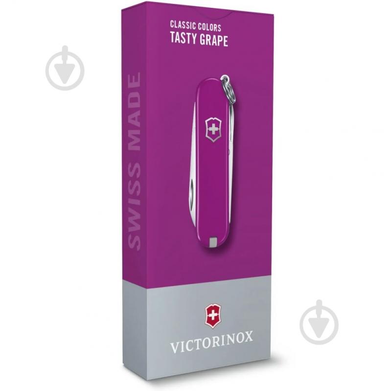 Ніж швейцарський Victorinox CLASSIC SD Colors Tasty Grape 0.6223.52G 94369 - фото 4