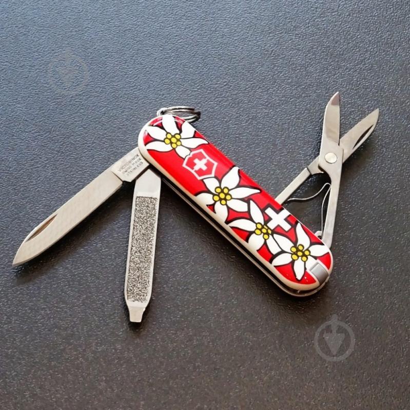 Нож швейцарский Victorinox CLASSIC SD 0.6223.840 Edelweiss 96111 - фото 3