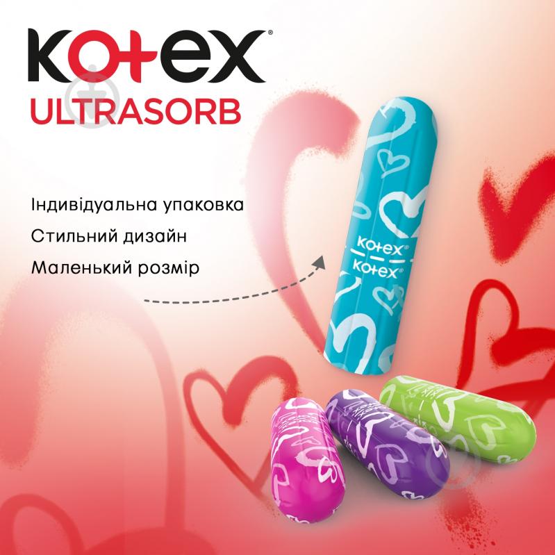 Тампоны Kotex Ultra Sorb Silky Cover mini 8 шт. - фото 4
