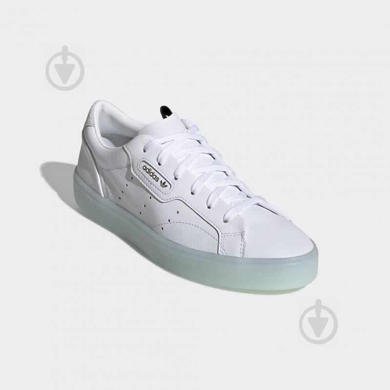 Кроссовки женские зимние Adidas adidas SLEEK W G27342 р.40 2/3 белые - фото 14