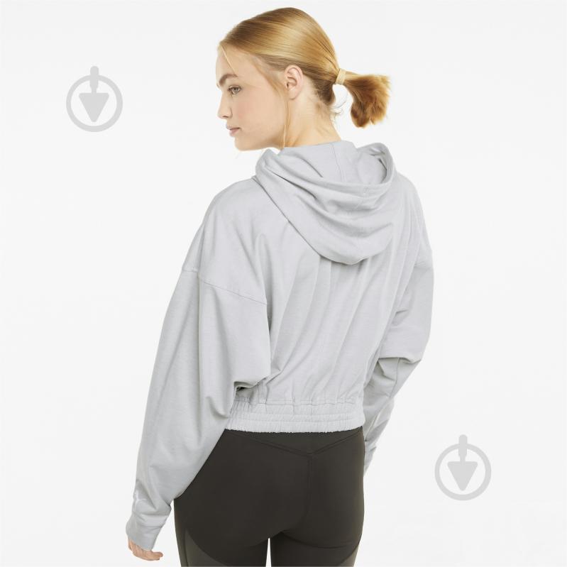 Джемпер Puma TRAIN CLOUDSPUN FZ HOODIE 52105572 р.XS серый - фото 2