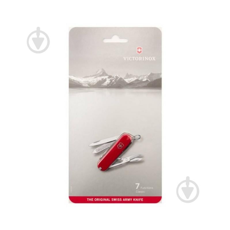 Ніж швейцарський Victorinox CLASSIC SD 0.6223.B1, червоний 88284 - фото 6