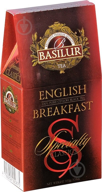Чай чорний Basilur Обрана класика Англійський сніданок 100 г - фото 1