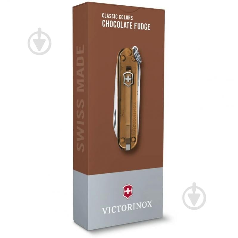 Ніж швейцарський Victorinox CLASSIC SD Chocolate Fudge 0.6223.T55G 94379 - фото 4