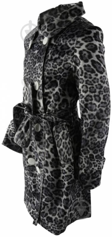 Плащ для девочки Alisa Line Ромашка Леопард р.134 черный с белым 1,31004200000005E+15 - фото 2