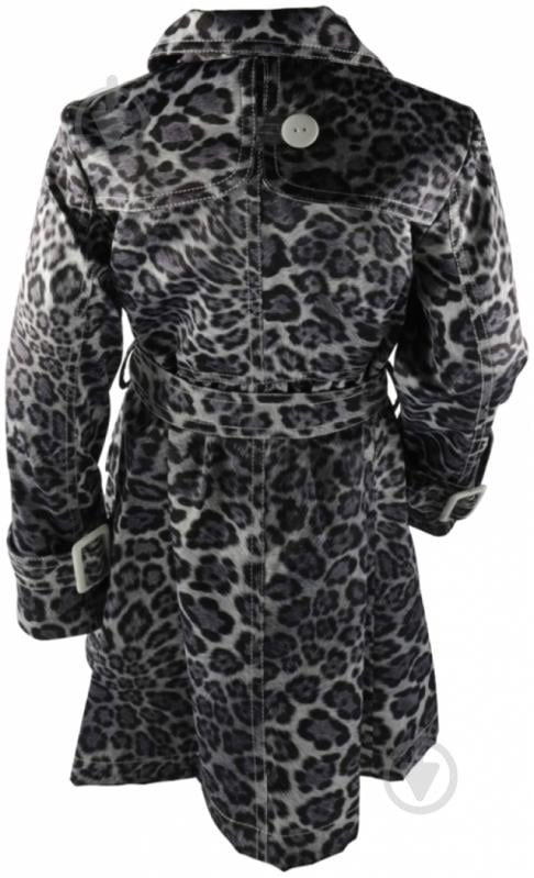 Плащ для девочки Alisa Line Ромашка Леопард р.134 черный с белым 1,31004200000005E+15 - фото 3