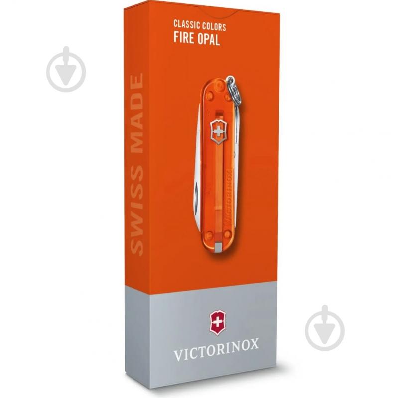 Нож швейцарский Victorinox CLASSIC SD Fire Opal 0.6223.T82G 94383 - фото 4