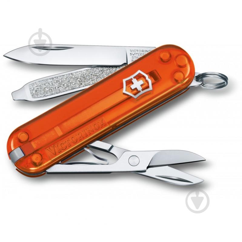 Нож швейцарский Victorinox CLASSIC SD Fire Opal 0.6223.T82G 94383 - фото 1