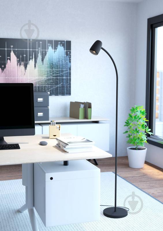 Торшер Eglo Карло 18 Вт E14 чорний 902172 - фото 2 Торшер Eglo Карло 18 Вт E14 чорний 902172 - фото 2