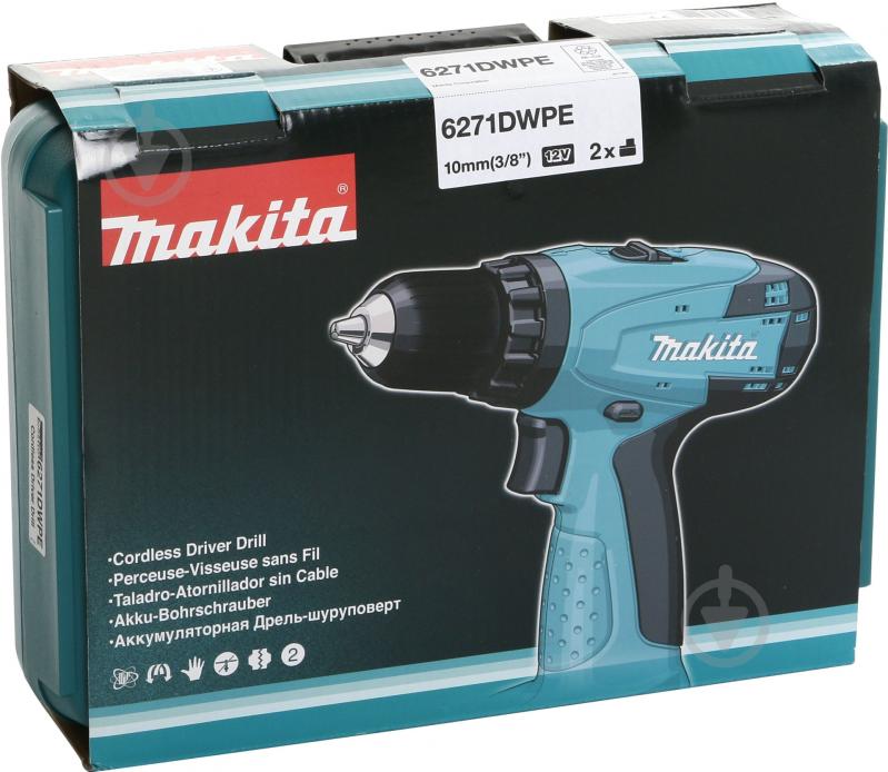 Шуруповерт аккумуляторный Makita 6271DWPE - фото 3