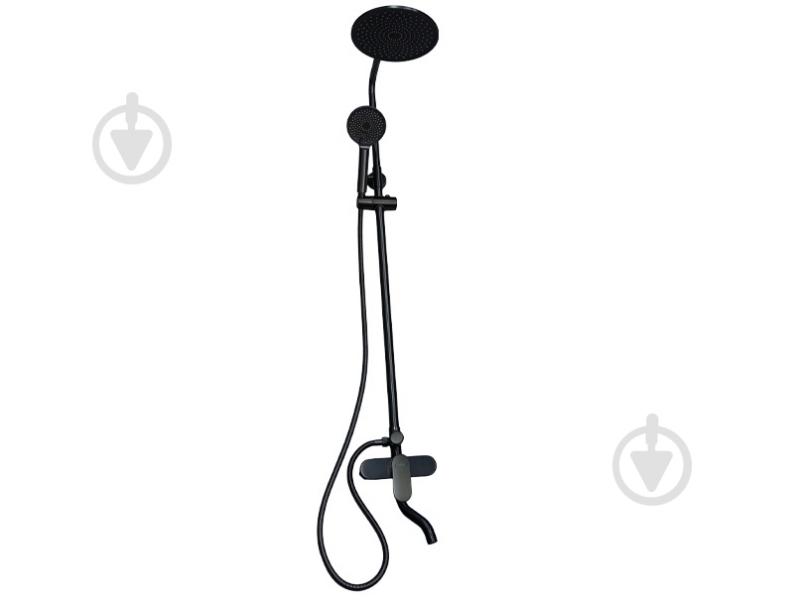Душевая система AiM мультирежимная черная матовая DG01242 matte black - фото 3