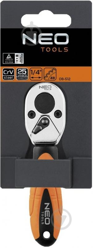 Ключ NEO tools 1/4"(F)×3/8"(M) 08-512 - фото 2