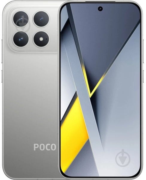 Смартфон POCO F8 Pro 12/512GB titanium silver (1179966) - фото 1 Смартфон POCO F8 Pro 12/512GB titanium silver (1179966) - фото 1
