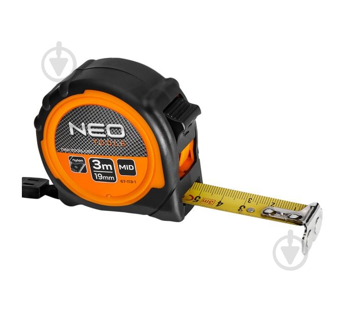 Рулетка NEO tools 67-113-1 3  м x 19  мм - фото 2