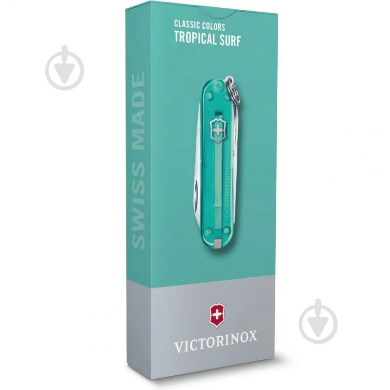 Нож швейцарский Victorinox CLASSIC SD Tropical Surf 0.6223.T24G 94374 - фото 4