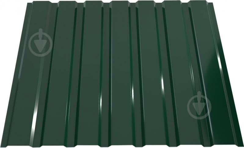 Профнастил глянцевый PSM PROFILE ПР-15А 0,5x1155x1200 мм RAL 6005 зелёный - фото 1 Профнастил глянцевый PSM PROFILE ПР-15А 0,5x1155x1200 мм RAL 6005 зелёный - фото 1