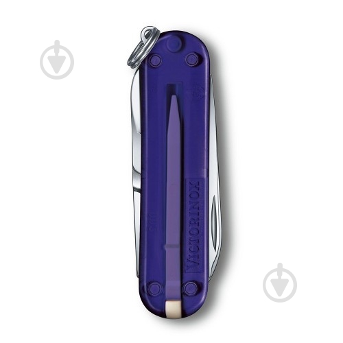 Ніж швейцарський Victorinox Сlassic SD Transparent Colors Persian Indigo 0.6223.T29G 94375 - фото 3