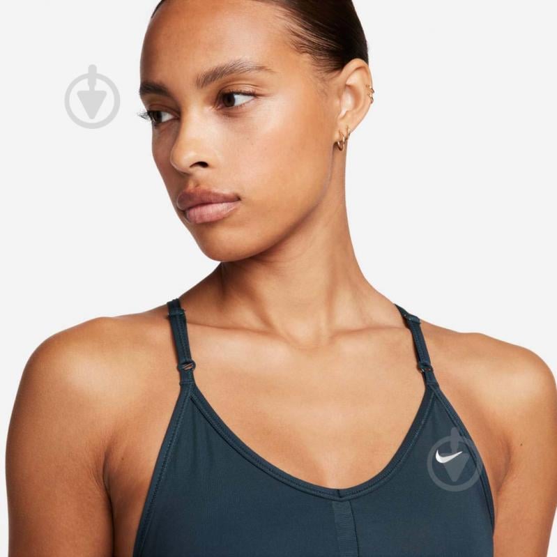 Бра Nike W NK INDY V-NECK BRA CZ4456-328 р.XL серый - фото 3