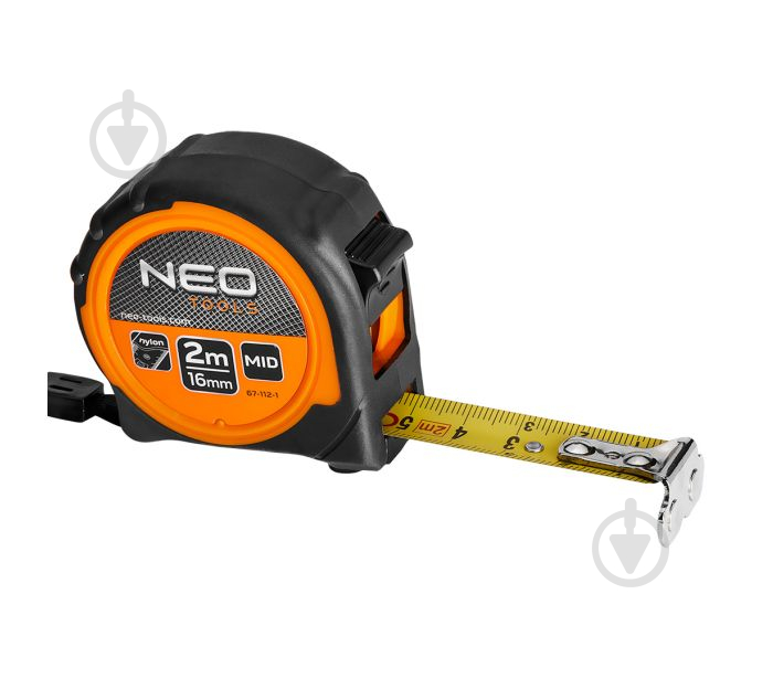 Рулетка NEO tools 67-112-1 2  м x 16  мм - фото 1