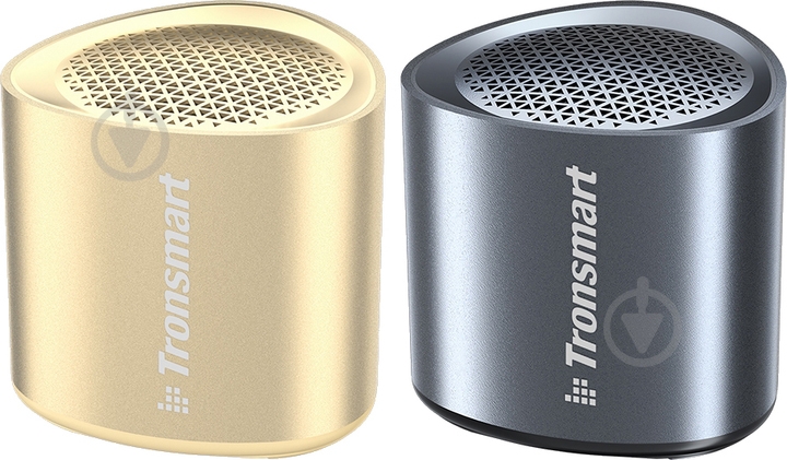 Акустическая система Tronsmart Nimo Mini Speaker Polar Black + Nimo Mini Speaker Gold 1.0 (994703) - фото 1