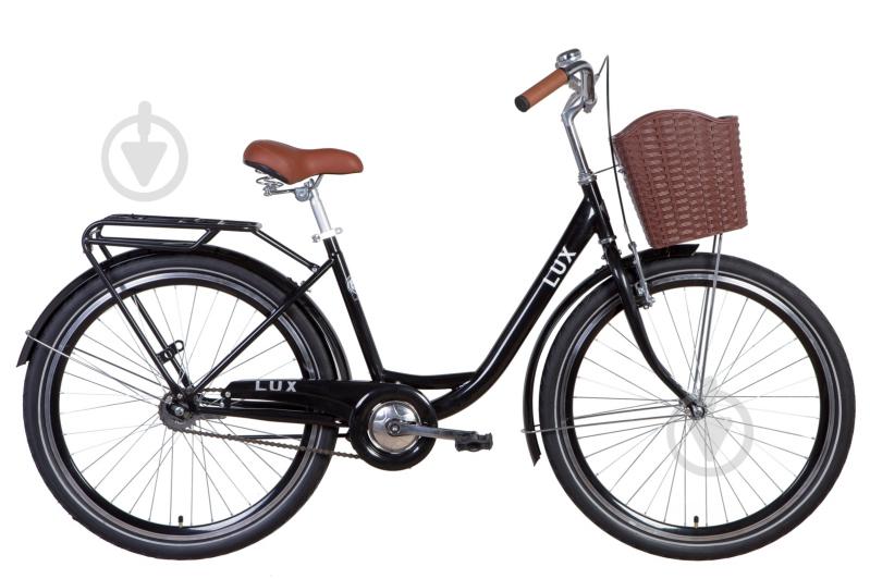 Велосипед Dorozhnik 26" 17"(43 см) LUX OPS-D-26-119 чорний - фото 1