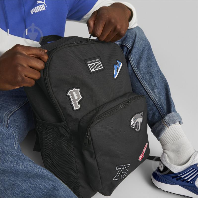 Рюкзак Puma PATCH BACKPACK 07951401 25 л чорний - фото 4