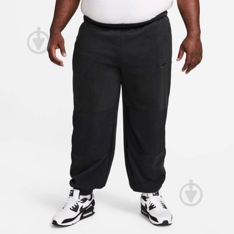 Брюки Nike M NK CLUB+ POLAR FLC CF PANT FB8384-010 р. 2XL черный - фото 8