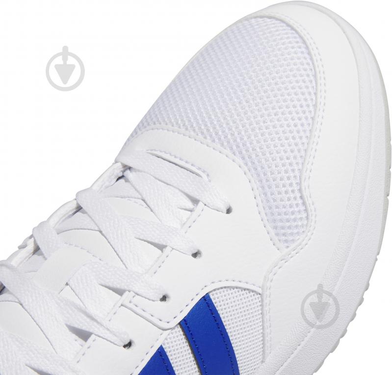 Кроссовки мужские демисезонные Adidas HOOPS 3.0 SUMMER IG1487 р.41 1/3 бело-синие - фото 5