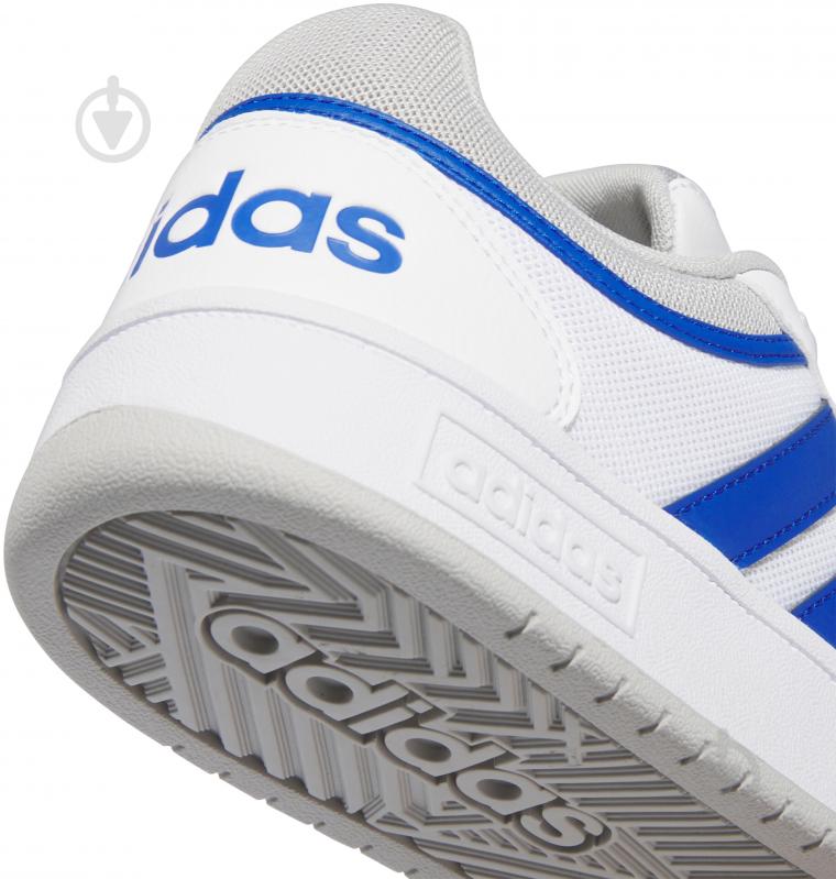 Кросівки чоловічі демісезонні Adidas HOOPS 3.0 SUMMER IG1487 р.41 1/3 біло-сині - фото 6