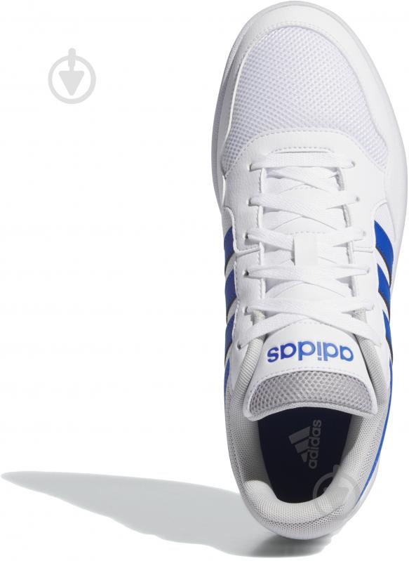 Кроссовки мужские демисезонные Adidas HOOPS 3.0 SUMMER IG1487 р.41 1/3 бело-синие - фото 7