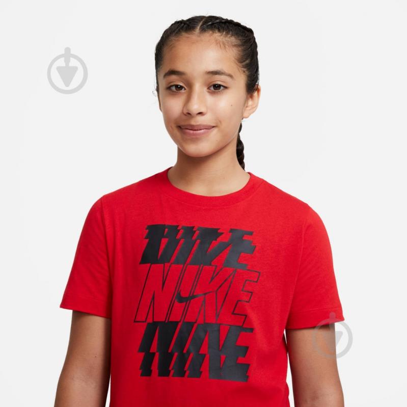 Футболка Nike U NSW TEE STACK DC7794-657 р.XS красный - фото 3