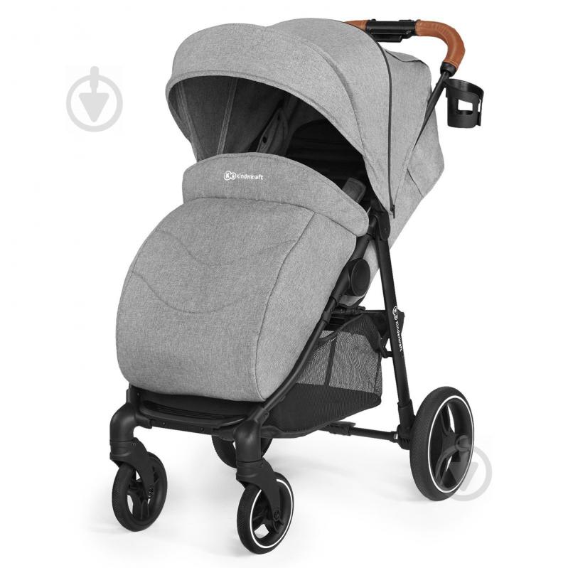 Коляска прогулочная Kinderkraft Grande LX Gray KKWGRANGRY00LX - фото 7