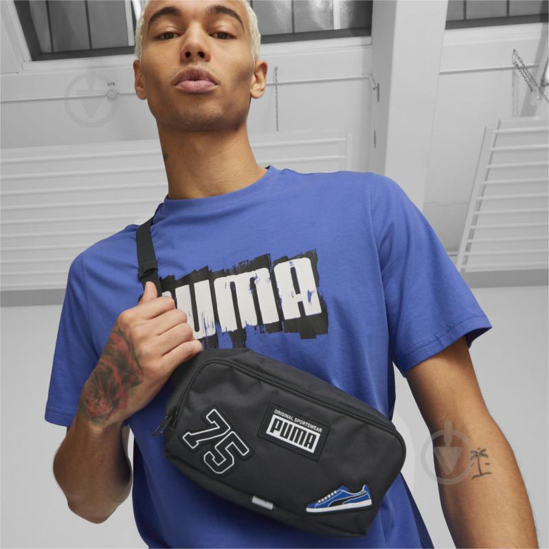 Сумка на пояс Puma PUMA PATCH WAIST BAG 07951501 чорний - фото 3